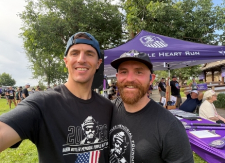 Connor Frost (left) with Adam Butler (right) courtesy photo