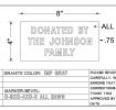 The new Veterans Memorial in Blanding will be paved with personalized bricks.  Courtesy art