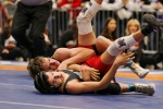 Buckaroo Treydon Harris earned a second state championship at the state wrestling tournament on February 10 and 11, overcoming a deficit in the third period to earn a pin and a come-from-behind title.  See more photos at sjrnews.com. Anna Fredericks photo