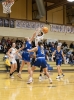 San Juan leading scorer Serina Yanito rises above a crowd of Gunnison Valley defenders in the second round of the 2A state tournament on February 15. Chris Hart photo