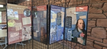 The Pen is Mightier: Writing a Revolution” is a new exhibit at the San Juan County Library in Monticello.  It will be displayed at the library through October 21. It is hosted by the Monticello America’s 250 crew.  Courtesy photo