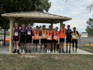 Top 10 finishes From right to left 1st place Elam Etsitty, 3rd place Kaden Pehrson 3rd, Eli Carling 4th, Cooper Nelson 5th, Ethan Begay 6th, Aaron Gillette 7th. Courtesy photo