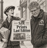 Last print issue of the San Juan Record.  AI image