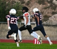 Monticello senior Tristan Burtenshaw runs to the end zone for a score against Altamont. Christina Nielson photo