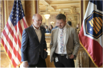 Utah Governor Spencer Cox and Representative Logan Monson