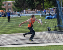 Monticello Senior Nial Reay earned first place at the 1A state track meet in discus with a throw of 147 feet, one inch 