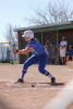 San Juan freshman Ella Stearns squares to bunt. Stearns leads the Lady Broncos with a .586 batting average and a 1.95 ERA on the mound.  Laura Stearns photo