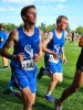 San Juan cross country runners conquered the Spanish Fork Sports Park course at the UIAAA Invitational on August 26, setting a number of season and career highs along the way. Pictured here: (left to right) Toby Ward, Austin Pincock Holly Walker photo